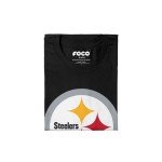 FOCO Men's Standard NFL Team Logo Short Sleeve T-Shirt, Black, XX-Large