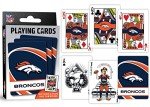 MasterPieces - NFL Playing Cards, Officially Licensed Denver Broncos Football Deck, Family Games for Adults and Kids, Standard Index