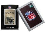 Zippo NFL New Orleans Saints Helmet Street Chrome Pocket Lighter
