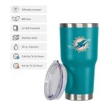 FOCO Miami Dolphins NFL Team Logo 30 oz Tumbler - Aqua