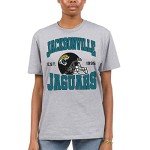Junk Food Clothing x NFL - Jacksonville Jaguars - Team Helmet - Unisex Adult Short Sleeve Fan T-Shirt for Men and Women - Size Large