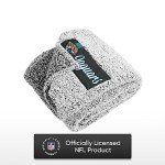 FOCO Jacksonville Jaguars NFL Big Logo Cloud Sherpa Blanket
