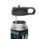 Rico Industries NFL Football Jacksonville Jaguars 22oz Stainless Steel Tumbler with Lid - Great For Coffee, Tea, Water or Cocktails