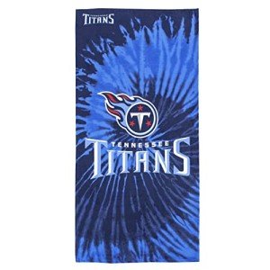 Northwest NFL Tennessee Titans Unisex-Adult Beach Towel, 30" x 60", Psychedelic