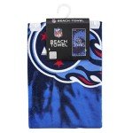 Northwest NFL Tennessee Titans Unisex-Adult Beach Towel, 30" x 60", Psychedelic