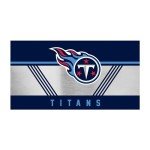 Rico Industries NFL Football Tennessee Titans 20oz Stainless Steel Tumbler with Lid - Great For Coffee, Tea, Water or Cocktails
