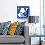 YouTheFan NFL Indianapolis Colts 3D Logo Series Wall Art - 12x12