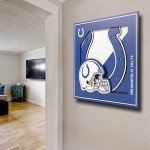 YouTheFan NFL Indianapolis Colts 3D Logo Series Wall Art - 12x12
