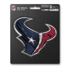 FANMATS 62795 Houston Texans 3D Decal Sticker, 5.00" x 5.00"