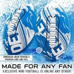 Franklin Sports NFL Detroit Lions Football - Youth Mini Football - 8.5" Junior Size Ball - SPACELACE Easy Grip Texture- Perfect for Kids
