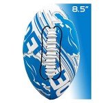 Franklin Sports NFL Detroit Lions Football - Youth Mini Football - 8.5" Junior Size Ball - SPACELACE Easy Grip Texture- Perfect for Kids