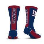 For Bare Feet NFL NEW YORK GIANTS MVP Crew Sock Team Color Youth
