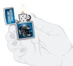 Zippo NFL Carolina Panthers Helmet Street Chrome Pocket Lighter