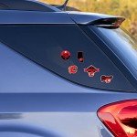 Rico Industries NFL Arizona Cardinals 5-Piece Die-Cut Decal Sheet, Small