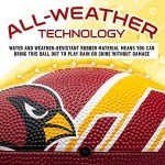 Franklin Sports NFL Arizona Cardinals Football - Youth Football - Mini 8.5" Rubber Ball - Perfect for Kids - Team Logos and Colors