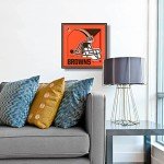 YouTheFan NFL Cleveland Browns 3D Logo Series Wall Art - 12x12