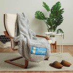 FOCO Los Angeles Chargers NFL Big Logo Cloud Sherpa Blanket