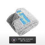 FOCO Los Angeles Chargers NFL Big Logo Cloud Sherpa Blanket