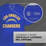 Team Fan Apparel NFL Adult Gameday T-Shirt - Cotton Blend - Tagless - Semi-Fitted - Unleash Your Team Spirit During Game Day (Los Angeles Chargers - Royal, X-Large)
