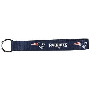 Siskiyou Sports NFL New England Patriots Lanyard Key Chain, Blue