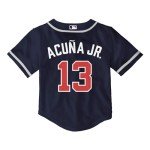 Ronald Acuna Jr. Atlanta Braves MLB Toddler 2-4 Navy Alternate Player Jersey (4T)