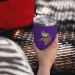 FOCO Minnesota Vikings NFL Team Logo 30 oz Tumbler - Purple