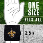 Franklin Sports NFL Embroidered Wristbands, Team Specific, OSFM