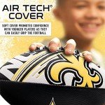 Franklin Sports NFL New Orleans Saints Football - Youth Mini Football - 8.5" Junior Size Ball - SPACELACE Easy Grip Texture- Perfect for Kids