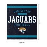 FOCO Jacksonville Jaguars NFL Team Property Of Sherpa Fleece Blanket