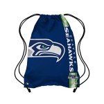 FOCO Seattle Seahawks NFL Big Logo Drawstring Backpack