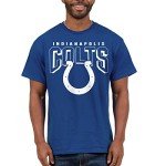 Junk Food Clothing x NFL - Indianapolis Colts - Bold Logo - Unisex Adult Short Sleeve Fan T-Shirt for Men and Women - Size X-Large
