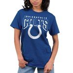 Junk Food Clothing x NFL - Indianapolis Colts - Bold Logo - Unisex Adult Short Sleeve Fan T-Shirt for Men and Women - Size X-Large
