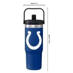 FOCO Indianapolis Colts NFL 30 oz Straw Tumbler
