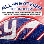 Franklin Sports NFL New York Giants Football - Youth Football - Mini 8.5" Rubber Ball - Perfect for Kids - Team Logos and Colors