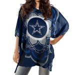 Littlearth Dallas Cowboys NFL Sheer Caftan with Flower Design