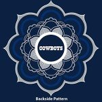 Littlearth Dallas Cowboys NFL Sheer Caftan with Flower Design