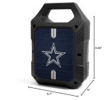 SOAR NFL ShockBox XL LED Wireless Bluetooth Speaker, Dallas Cowboys