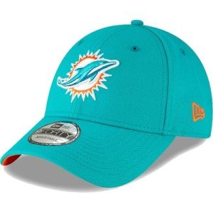 New Era NFL The League 9FORTY Adjustable Hat Cap One Size (US, Alpha, One Size, Miami Dolphins - Aqua)