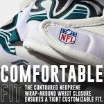 Franklin Sports Philadelphia Eagles Youth NFL Football Receiver Gloves - Receiver Gloves for Kids - NFL Team Logos and Silicone Palm - Youth S/XS Pair, Team Specific, Youth X-Small/Small