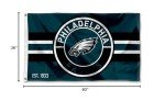 WinCraft Philadelphia Eagles Patch Button Circle Logo Flag Large 3x5 Banner