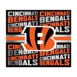 Rico Industries NFL Football Cincinnati Bengals 22oz Stainless Steel Tumbler with Lid - Great For Coffee, Tea, Water or Cocktails