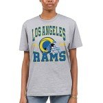 Junk Food Clothing x NFL - Los Angeles Rams - Team Helmet - Unisex Adult Short Sleeve Fan T-Shirt for Men and Women - Size X-Large