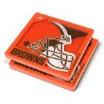 YouTheFan NFL Cleveland Browns 3D Logo Series Coasters