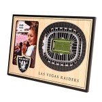 YouTheFan NFL Las Vegas Raiders 3D StadiumViews Picture Frame, 8 x 12 in