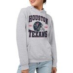 Junk Food Clothing x NFL - Houston Texans - Team Helmet - Unisex Adult Pullover Fleece Hoodie for Men and Women - Size Large