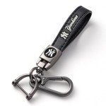 UMLYOP Yankees Car Keychain Keyring for NY Yankees Baseball Fans,New York Yankees Car Accessories Women/Men's Keychains for Cars,Leather Key Ring Lanyard Car Key Fob Holder,NY Yankees Fans' Souvenir