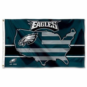 WinCraft Philadelphia Eagles Nation USA American Country 3x5 Flag
