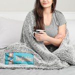 FOCO Miami Dolphins NFL Big Logo Cloud Sherpa Blanket