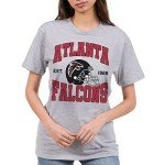 Junk Food Clothing x NFL - Atlanta Falcons - Team Helmet - Unisex Adult Short Sleeve Fan T-Shirt for Men and Women - Size Large