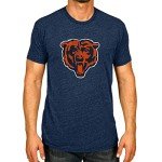 Team Fan Apparel NFL Modern Throwback T-Shirt - Cotton & Polyester Short Sleeve Adult Sports Tee (Chicago Bears - Team Color, Large)